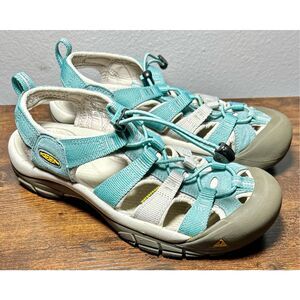 Keen Women's Newport H2 Sandal Mineral Blue/Vapor Waterproof Hiking Swim Sz 9